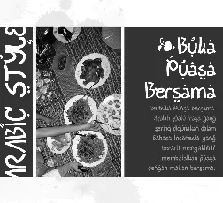 Buka Puasa Bersama font