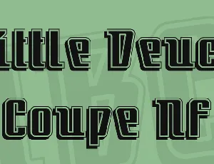 Little Deuce Coupe NF font