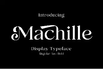 Machille font