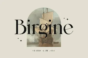 Birgine font