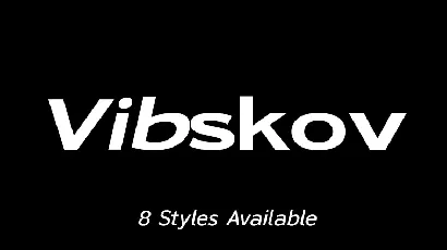 Vibskov Family font