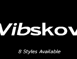 Vibskov Family font