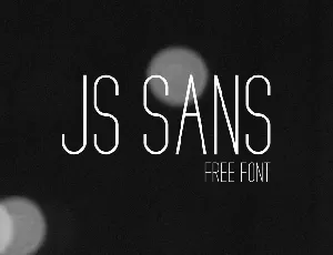 JS Sans font