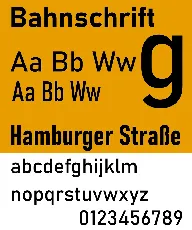 Bahnschrift font