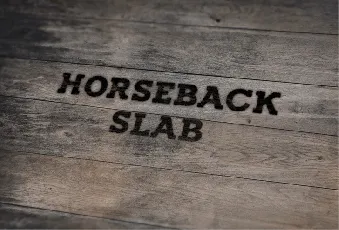 Horseback Slab font