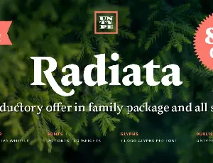 Radiata Serif Family font