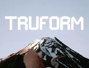 Truform font