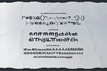 Mudclaw font