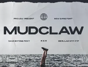 Mudclaw font