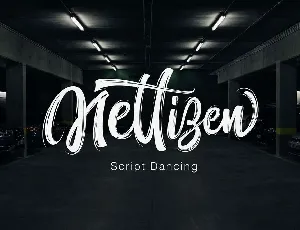 Nettizen Script Free font