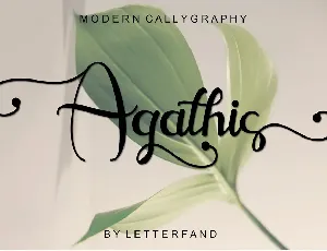 Agathis font