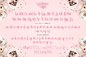 Goodness Cakes Demo font