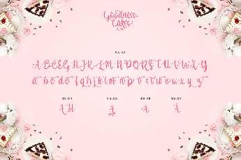 Goodness Cakes Demo font