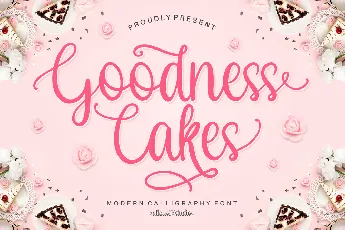 Goodness Cakes Demo font