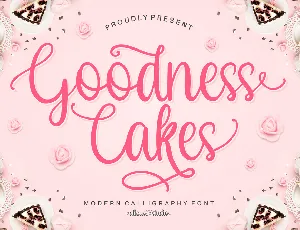 Goodness Cakes Demo font