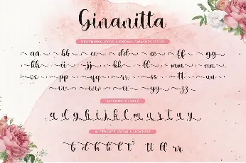 Ginanitta font