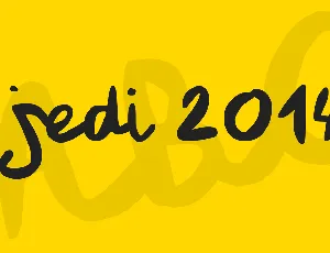 jedi 2014 font