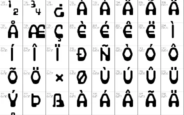 Supercomputer font