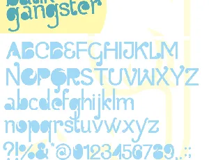 Batik Gangster font