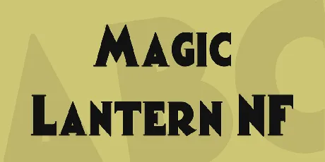 Magic Lantern NF font