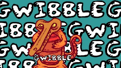 Gwibble font