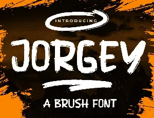 Jorgey font