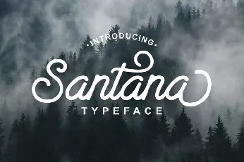 Santana Script font