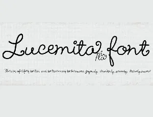 Lucemita font