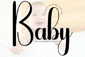 Baby Script Typeface font