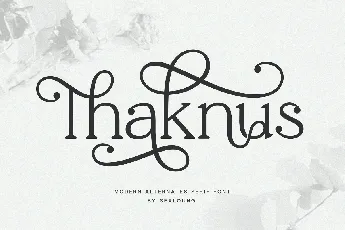 Thaknus font