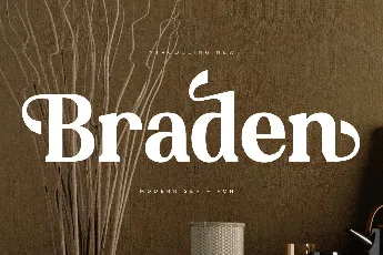 Braden DEMO VERSION font