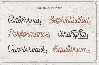 Rampage Monoline Script font