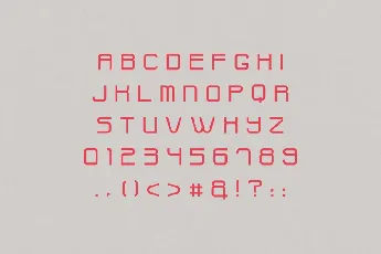 Widges Modern font