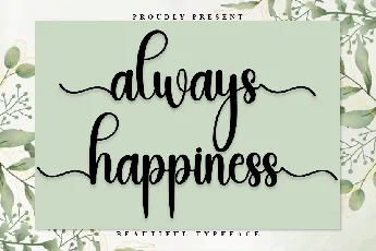 Always Happiness font