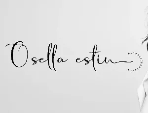 Osella Estin font