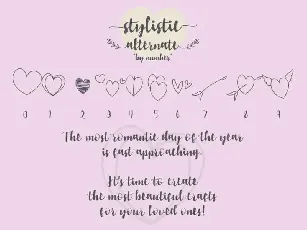 Heart Affair font