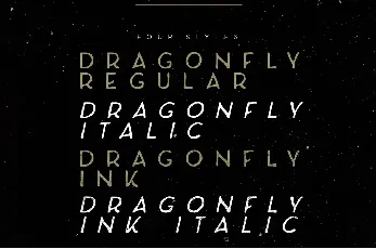 Dragonfly Typeface font