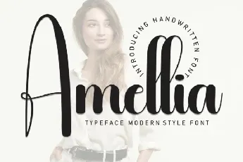 Amellia Script font