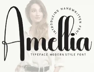 Amellia Script font