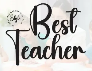 Best Teacher Script font