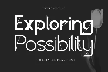 Exploring Possibility font