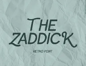 The Zaddick font