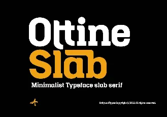 Ottine Slab font