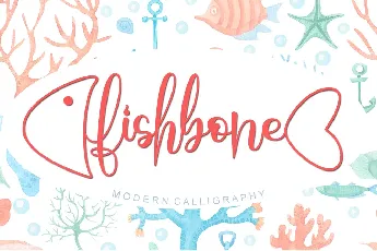 Fishbone - Personal Use font