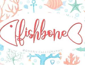 Fishbone - Personal Use font