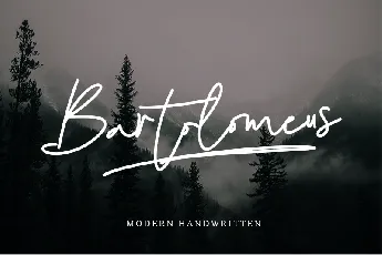 Bartolomeus - Personal use font