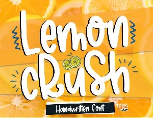 Lemon Crush font