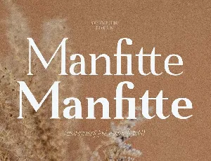 Manfitte font