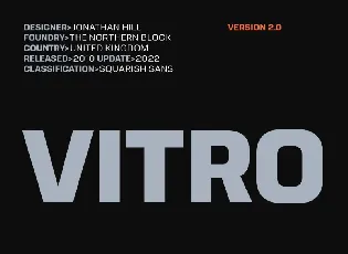 Vitro Family font