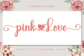 Pink Love font